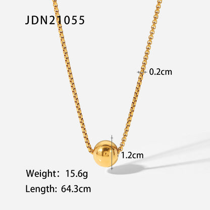 The Orbit Necklace gold-tone product detail
